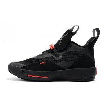 Air Jordan 33 XXXIII Black University Red Shoes